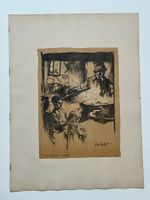 Lithografie Edouard Vallet, Marchand Genf Genève 1901