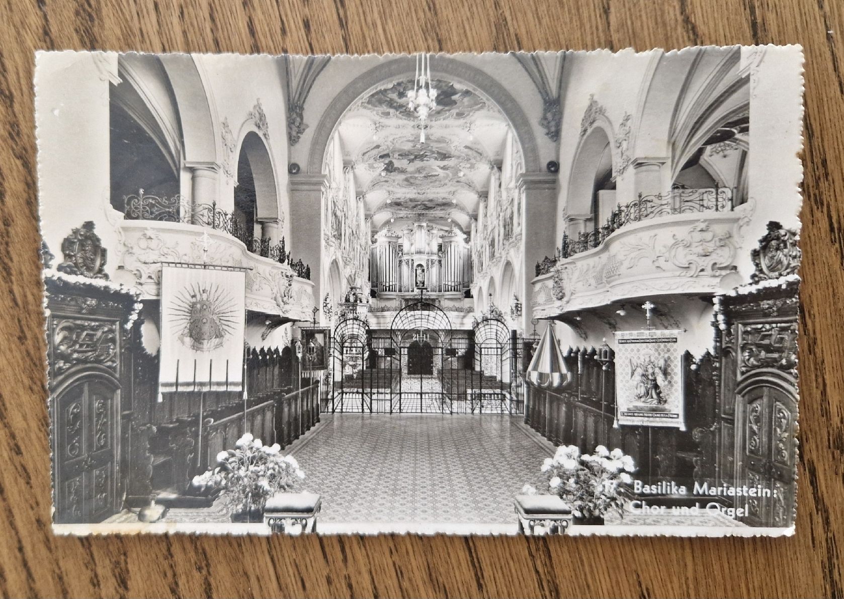 Cartoline postali: Basilika Mariastein, Chor und Orgel – Usato da Ebikon venduto da Donar50
