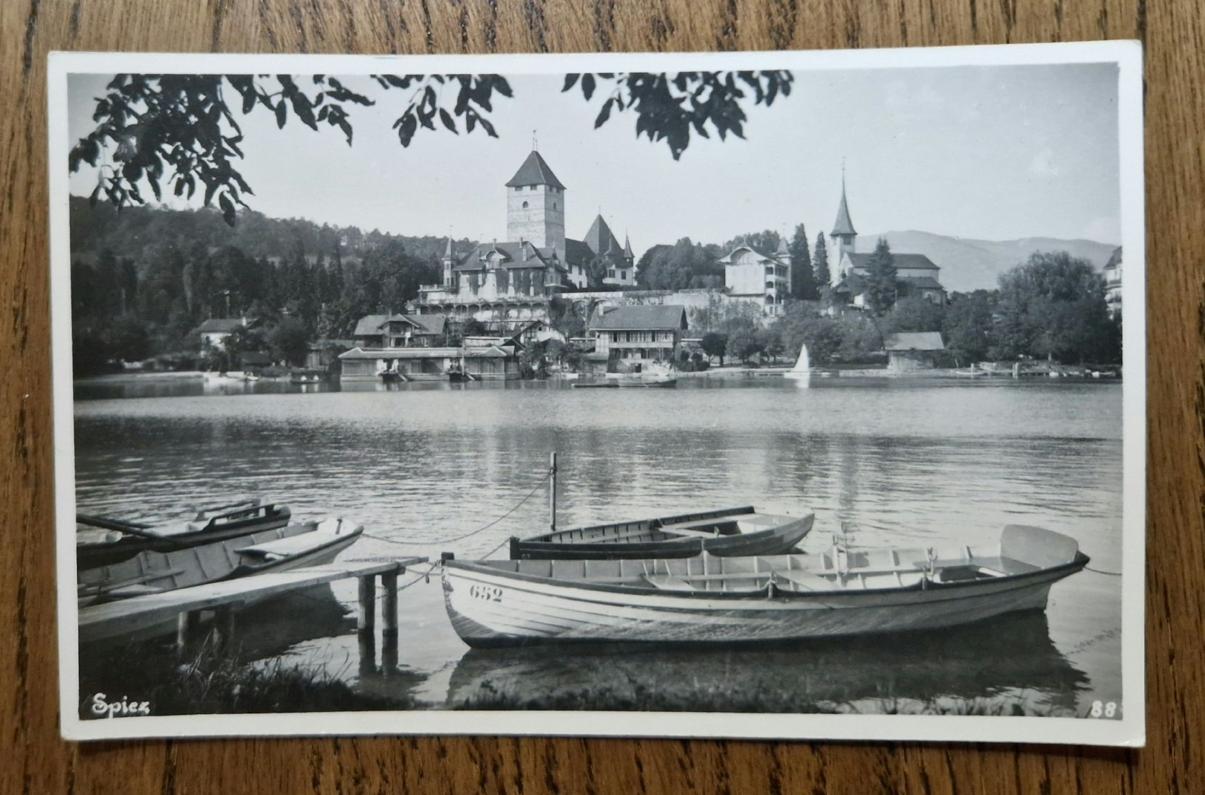 Cartes postales: Spiez, Boot 1943 – D'occasion à Ebikon par Donar50
