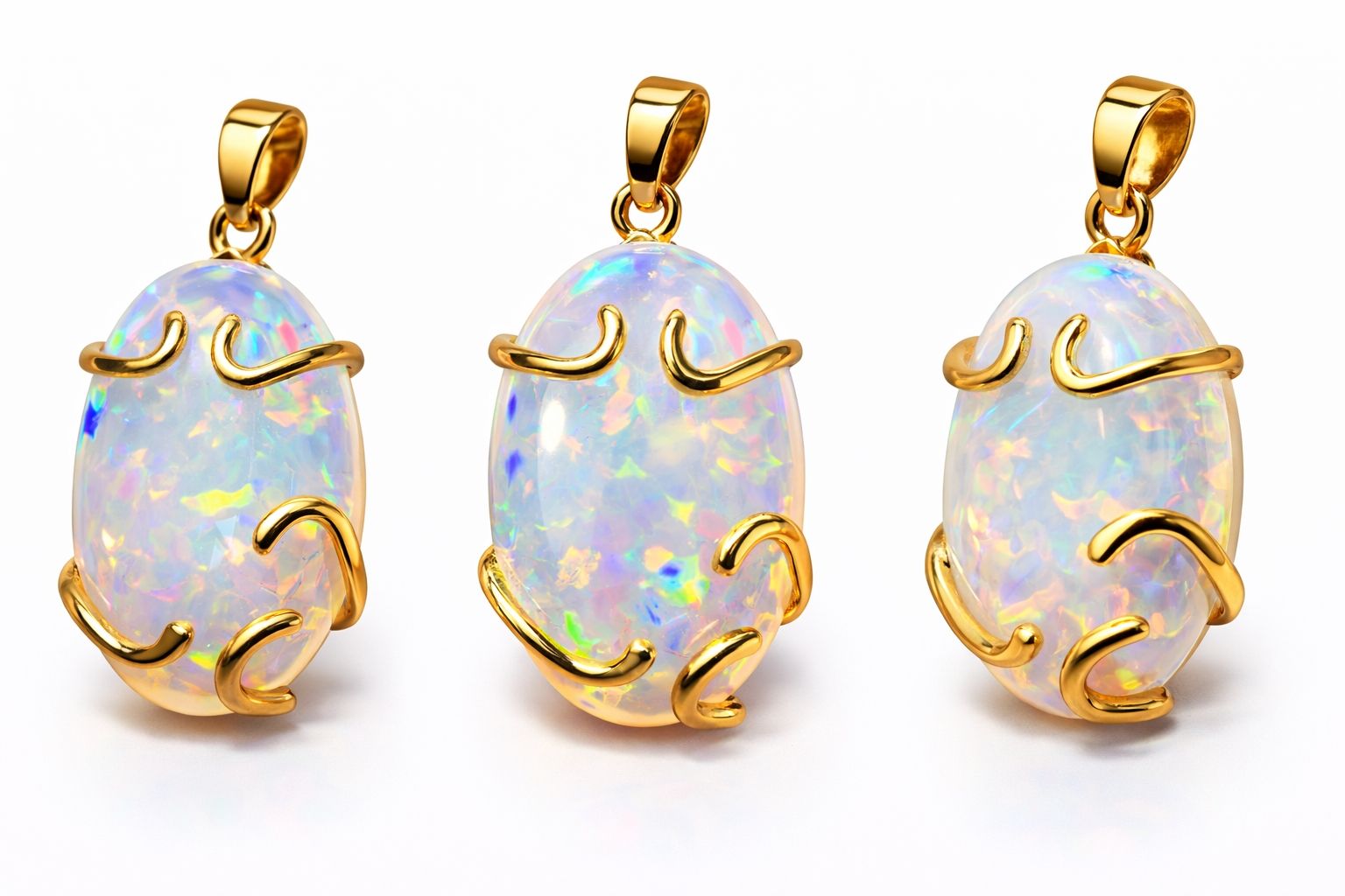 Ciondoli: Aurelith Welo Opal Anhänger 9.83ct Handarbeit Silber – Nuovo (secondo la descrizione) da Thayngen venduto da Legend85 2