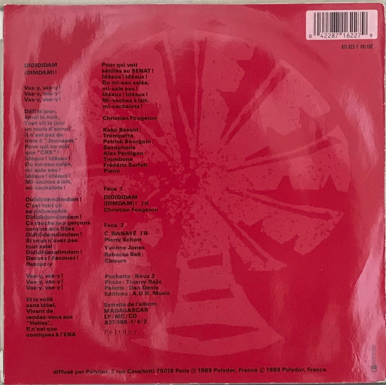 Dischi in vinile: RAFT - DIDIDIDAM – Usato da Bussigny venduto da vinyl-pas-cher 1