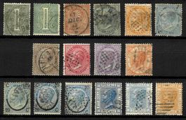 1863-1877 Italien Regno De La Rue  /°