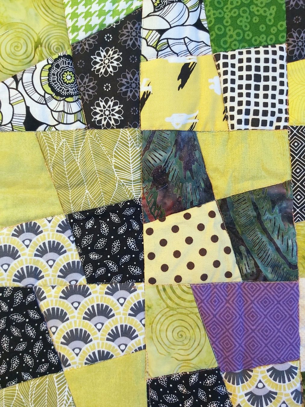 Tutte le decorazioni: Patchwork Quilt "Frühlingsgrün" Unikat 100 x 76 cm – Nuovo (secondo la descrizione) da Wetzikon ZH venduto da Meltingpot29 2