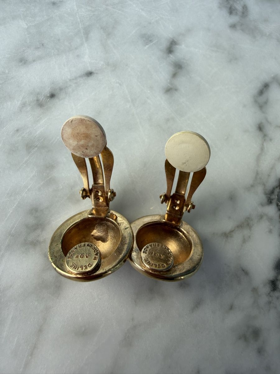Celine Ohrringe & -stecker: Boucles d'oreilles clips vintage de CELINE – Gebraucht aus Cressier FR von Kvito4ka 2