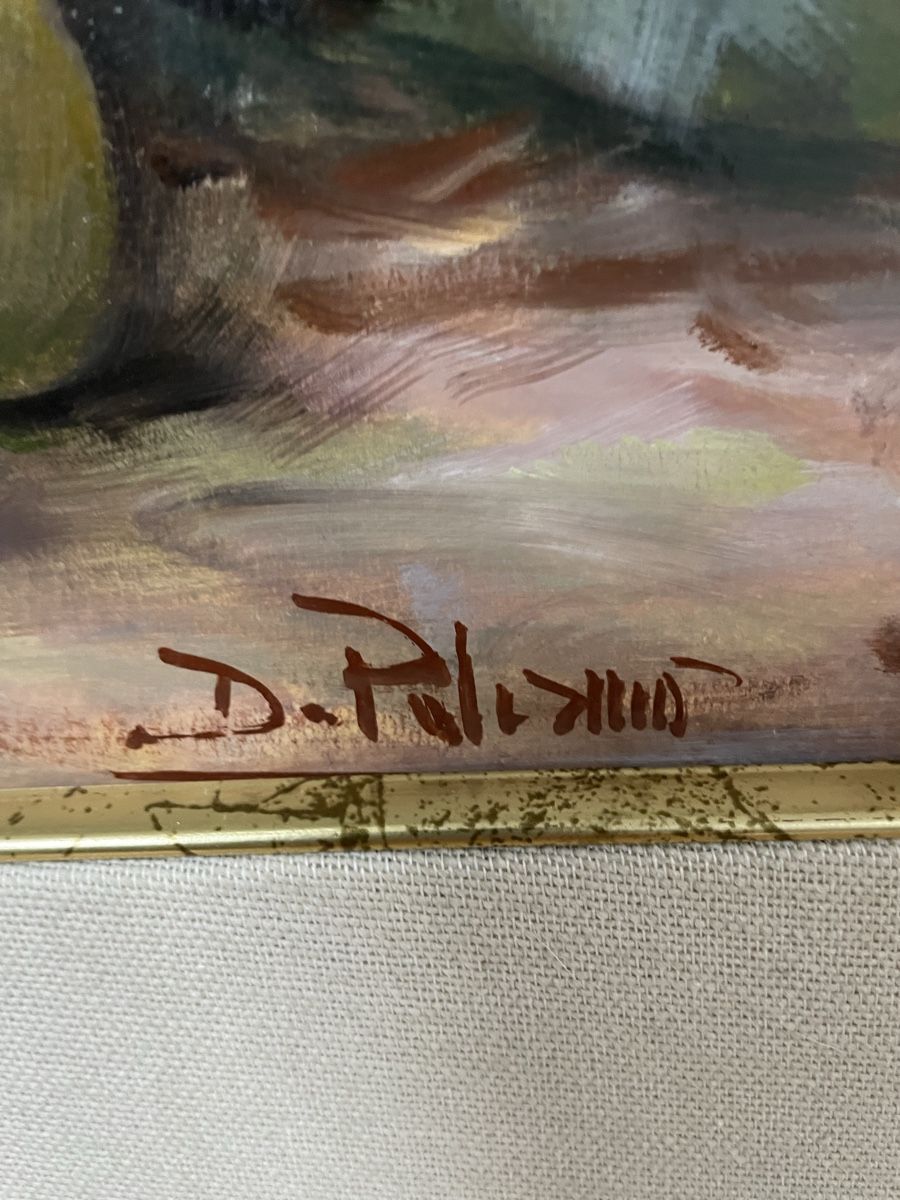 Dipinti: Originales Gemälde "Feigenkorb", gerahmt, 83x53cm. – Usato da Schaffhausen venduto da Lillo80 2