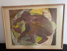 Lithographie originale de Hans ERNI signée numérotée 41/200