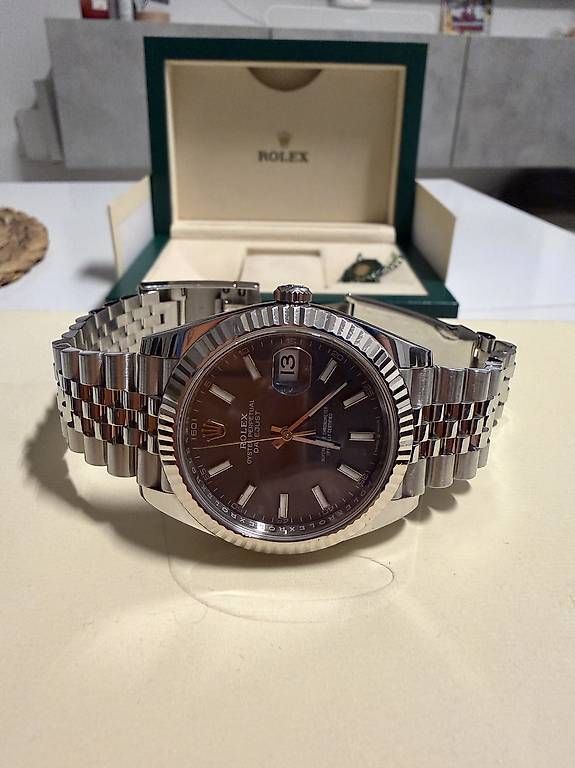 Orologi: Rolex Datejuste 41 - White gold – Usato da Delémont venduto da Virus44 1