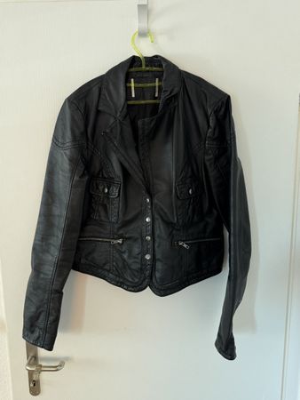Schwarze Only Lederjacke, Damen, Oryginal Top Zustand!