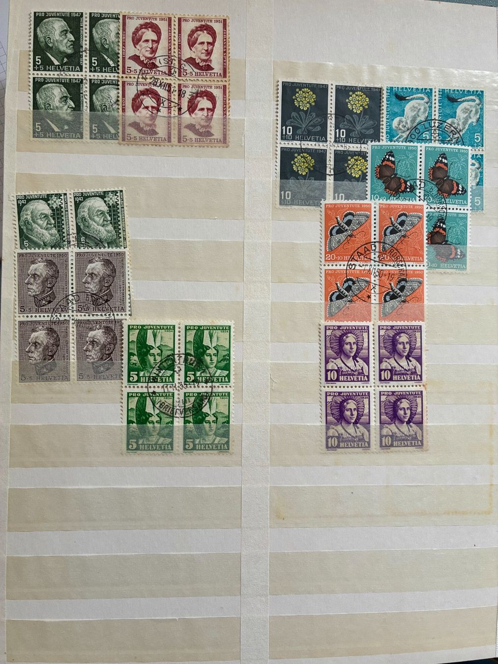 Tutti i francobolli: Sammlung Pro Juventute – Usato da Eggersriet venduto da stamp303 4