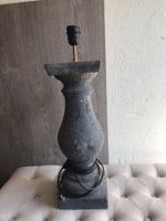 Französische Lampe Dunkelgrau