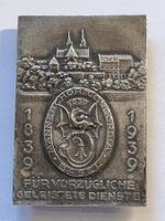 Silberplakette Männerchor Concordia Basel 1839/1939