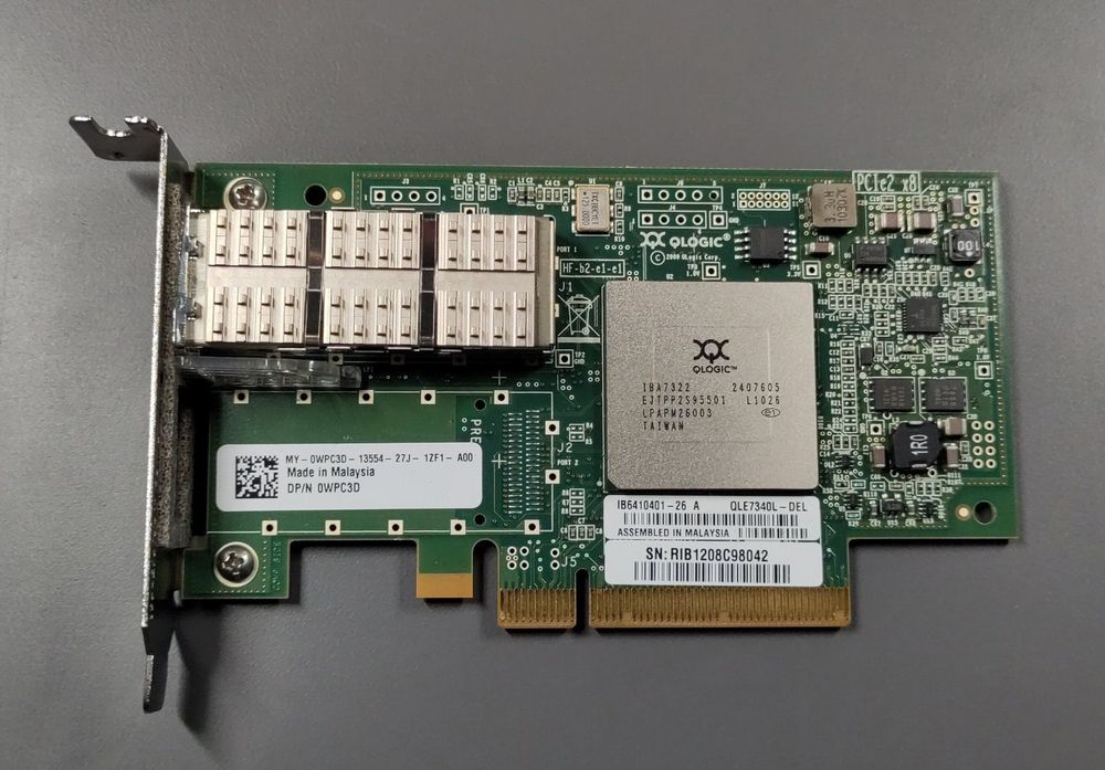 Dell Single Port QDR Infiniband HCA 40Gbps / 0WPC3D (Gebraucht) in ...