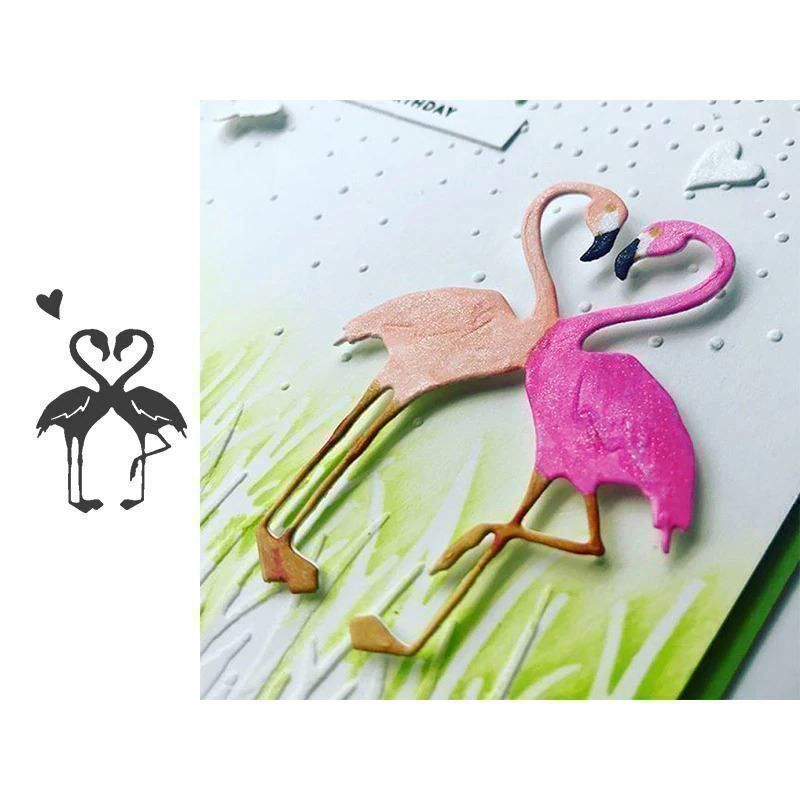 Schablonen: FLAMINGOS STANZSCHABLONE – Neu und originalverpackt aus Affoltern am Albis von scrapbooking 4
