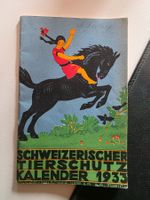 Schweizerischer Tier Schutz Kalender 1933