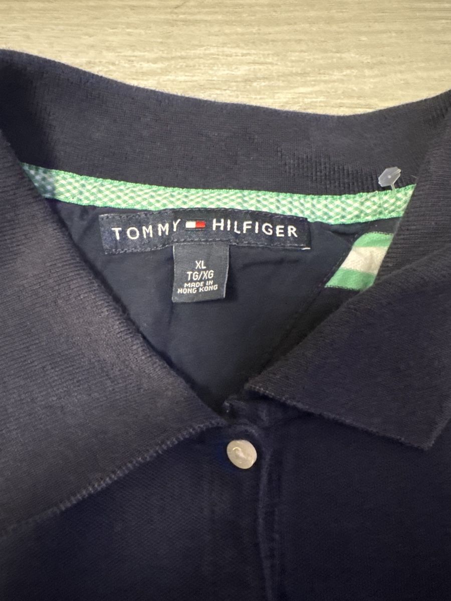 Tommy Hilfiger Polo-Shirts: Polo Tommy Hilfiger bleu/vert, XL – Gebraucht aus Montreux von luc_w7cx 2
