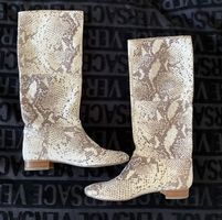 ATTIZZARE-Schlangenleder Stiefel-Grösse 38