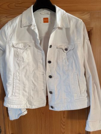 Hugo Boss Jeansjacke weiss