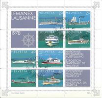 SUISSE 1978 Bloc Exposition LEMANEX 78