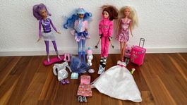 Barbie Set inkl Skifahrerin