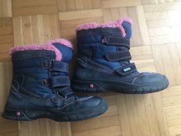 Winter Stiefel von Elefanten Grösse 31 dunkelblau/rosa