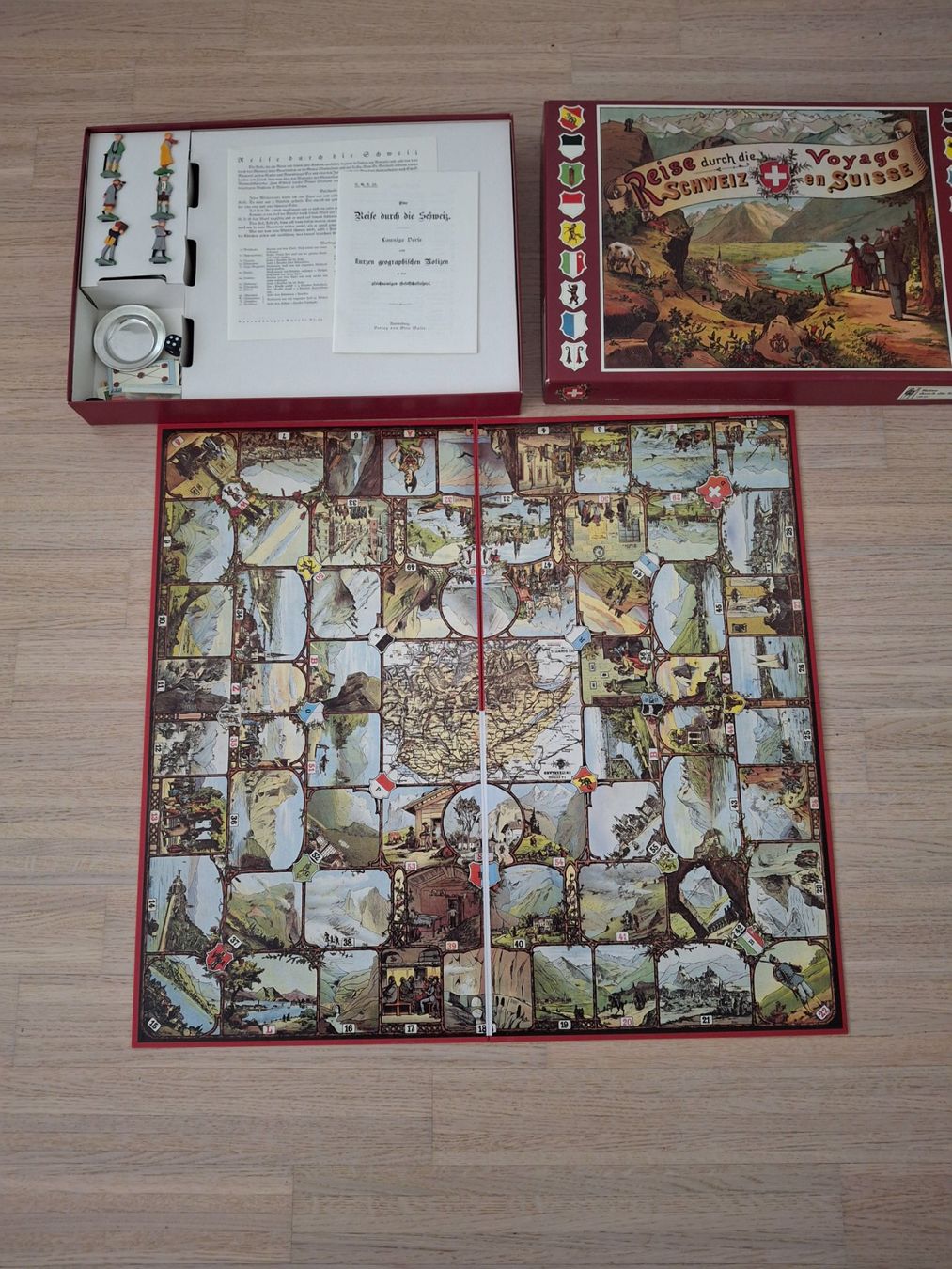 Giochi: Spiel "Reise durch die Schweiz" (1981) – Usato da Dietikon venduto da Hwengi 1