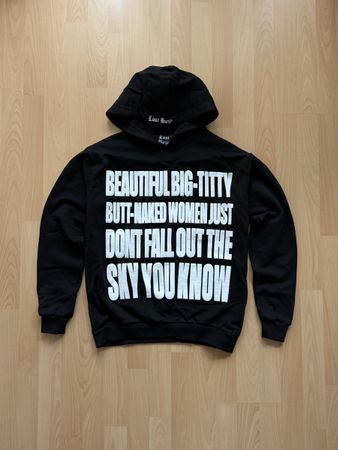 Lost Boys Black Hoodie, Size M, Kanye Print