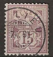 CH064a - Type chiffre5 64a vollstempel Le Lieu 1891