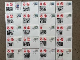 20 briefe von den Olympische Winterspiele Sarajevo 1984