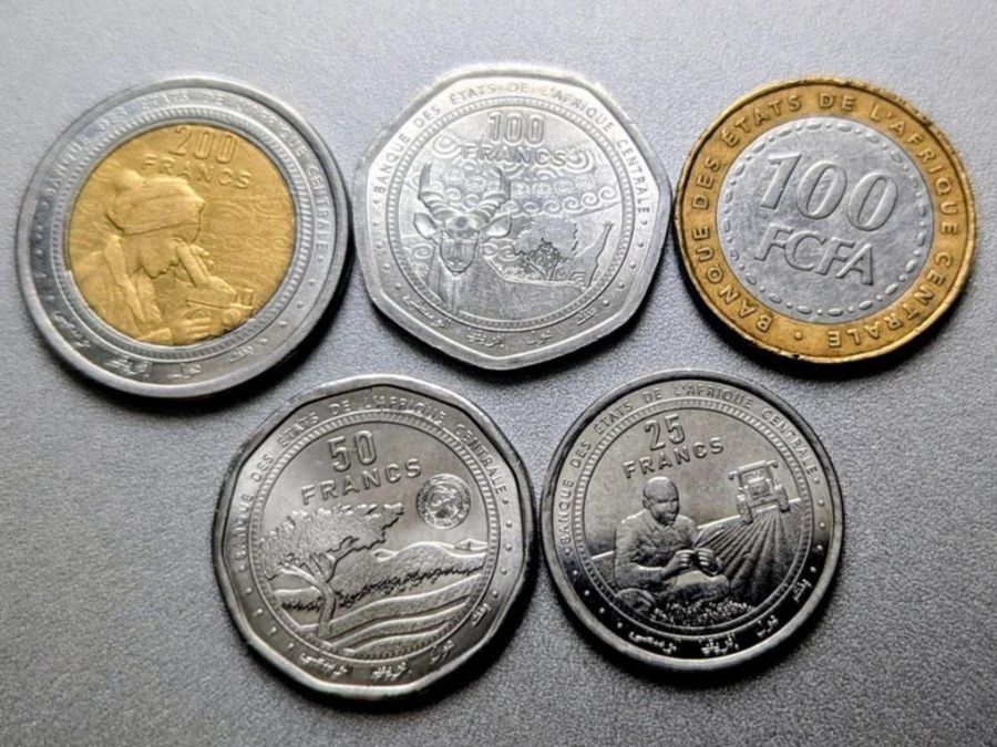 Tutti le monete: Gabon circulating coins,delivery end of Oct – Usato da Porrentruy venduto da routard 1