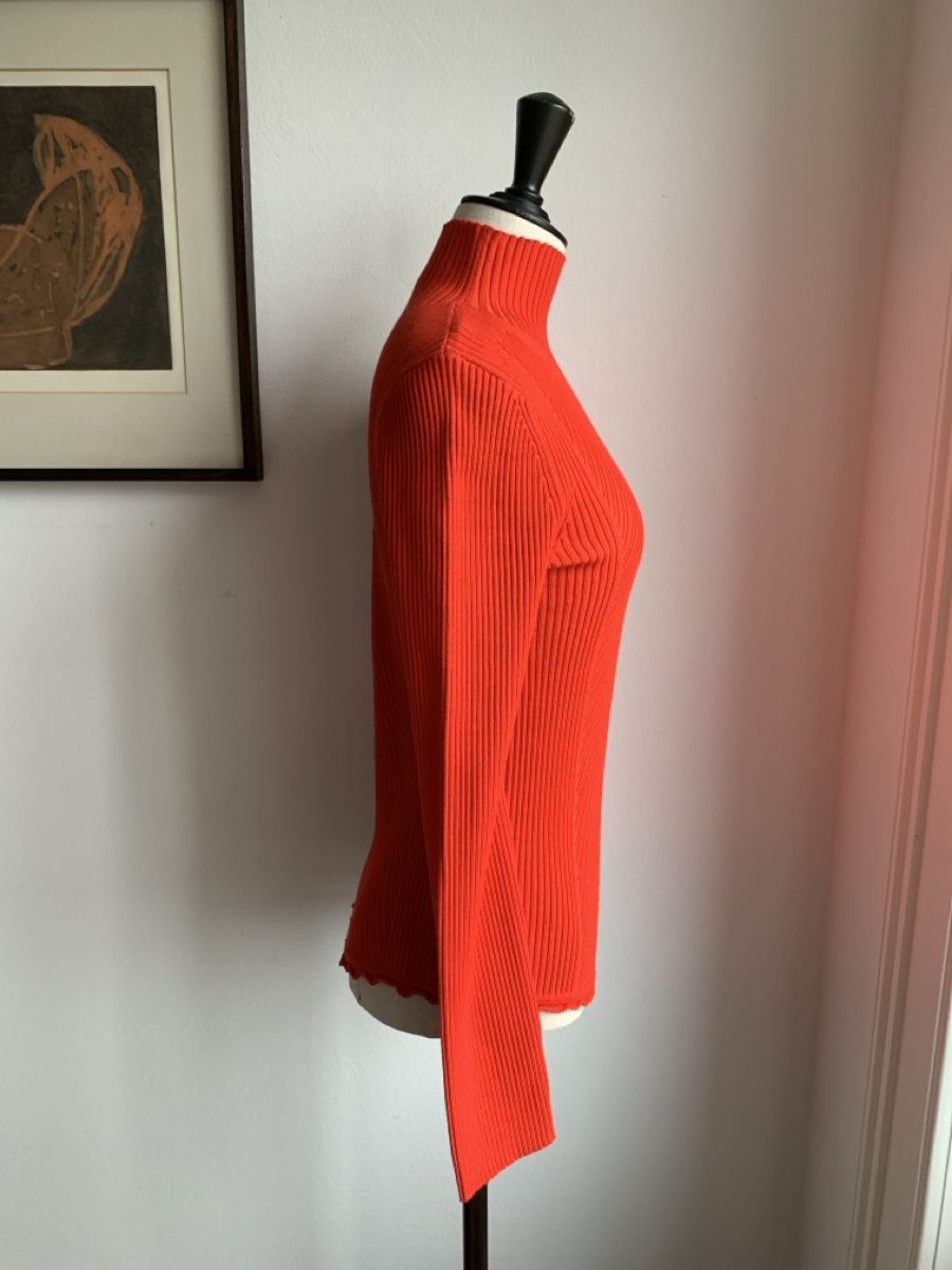 Pullover & Sweatshirts: PHILLIP LIM: Exklusiver rot/oranger Rollkragenpullover, M – Neu (gemäss Beschreibung) aus Luzern von designluzern 4