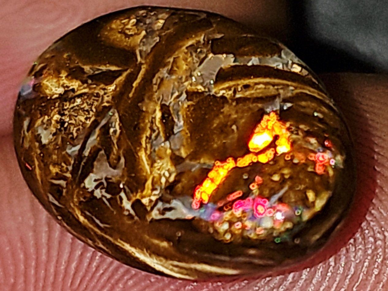 Pietre preziose: Natürlicher Australischer Boulder Opal – Nuovo e nell'imballaggio originale da Uerkheim venduto da Winwinner
