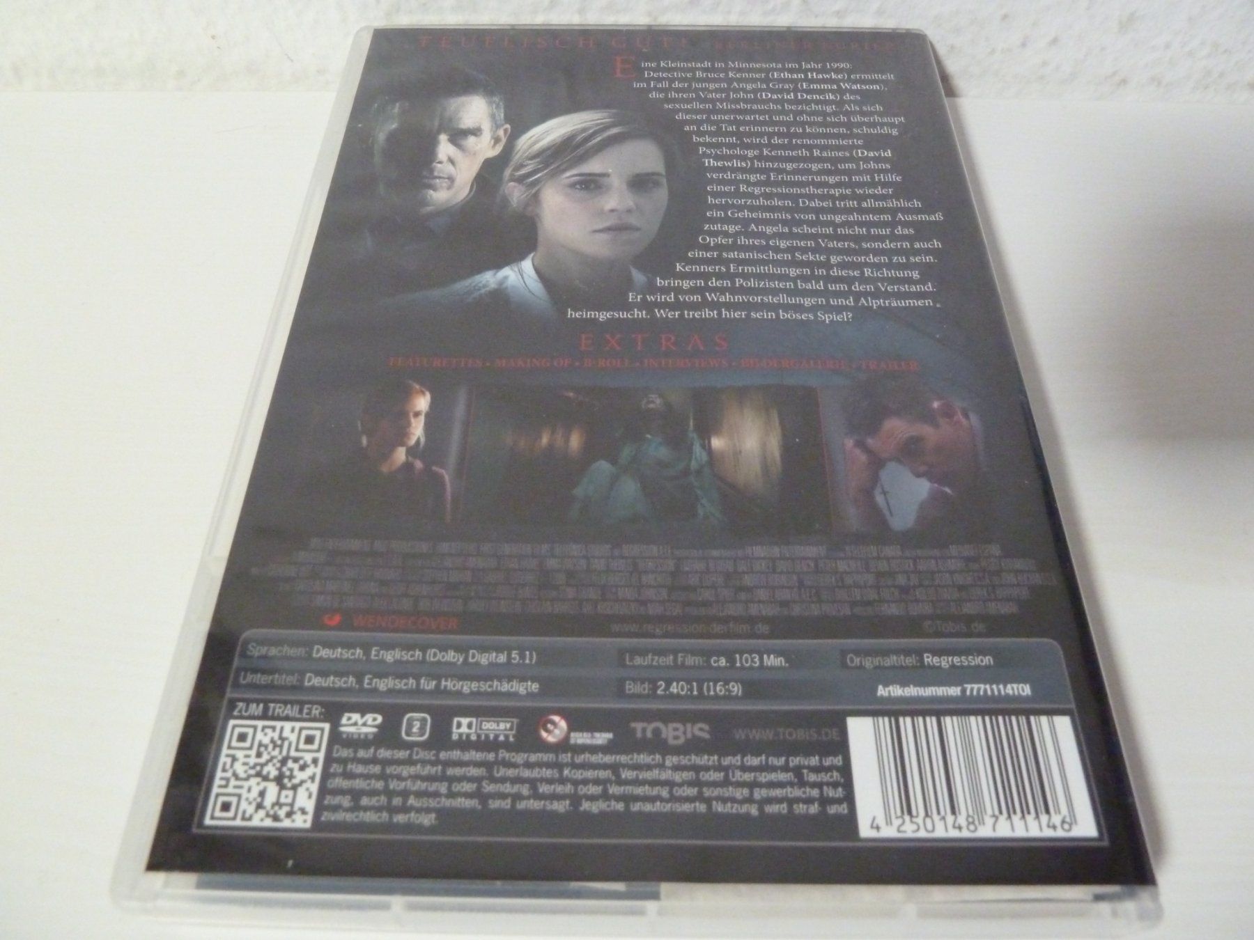 Alle DVDs: Regression  [DVD] – Gebraucht aus Abtwil SG von Pfusius 1
