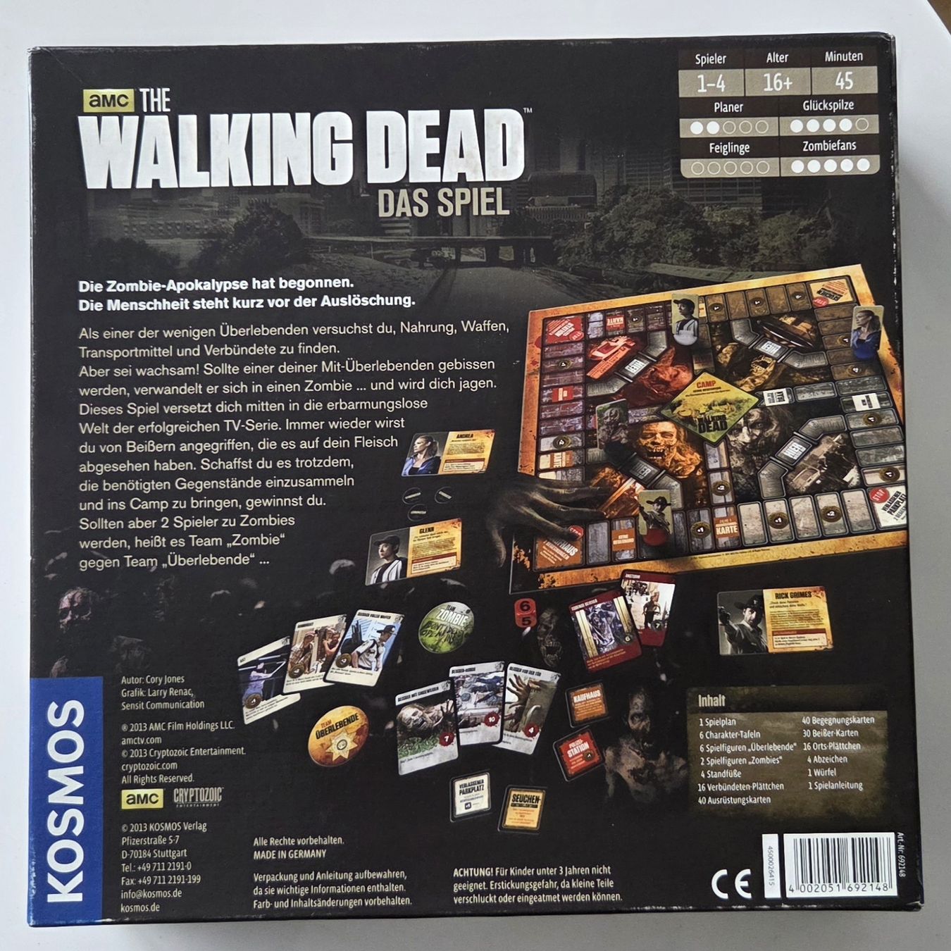 Jeux: The Walking Dead - Das Spiel – Neuf (Voir description) à Zufikon par lakotassu 1