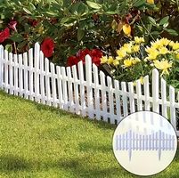 Gartenzaun 18er Zier-Zaun Kunststoff