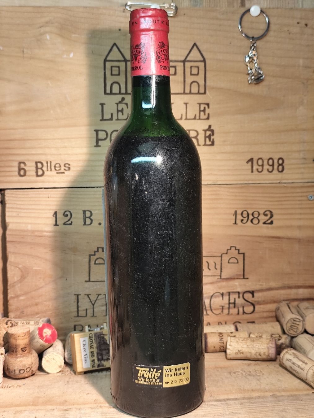 Vino: 1986 Clos Rene Pomerol – Nuovo e nell'imballaggio originale da Büsserach venduto da Vintage-vins 2
