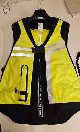 Held Airbag-Weste APS, Gr. L, gelb Top Zustand!