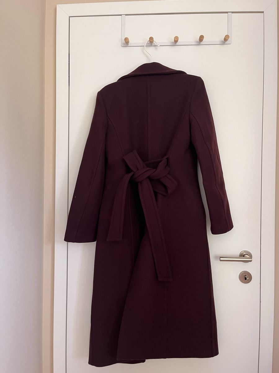 Mango Mäntel: Mantel Wolle Mango Bordeaux  – Gebraucht aus Neudorf von wen_9jfq 4