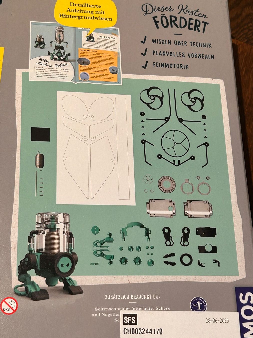 Kit di costruzioni: Kosmos Flybots (Robotik Experimentierkasten) - Neu – Nuovo (secondo la descrizione) da Wädenswil venduto da IH2_000 5