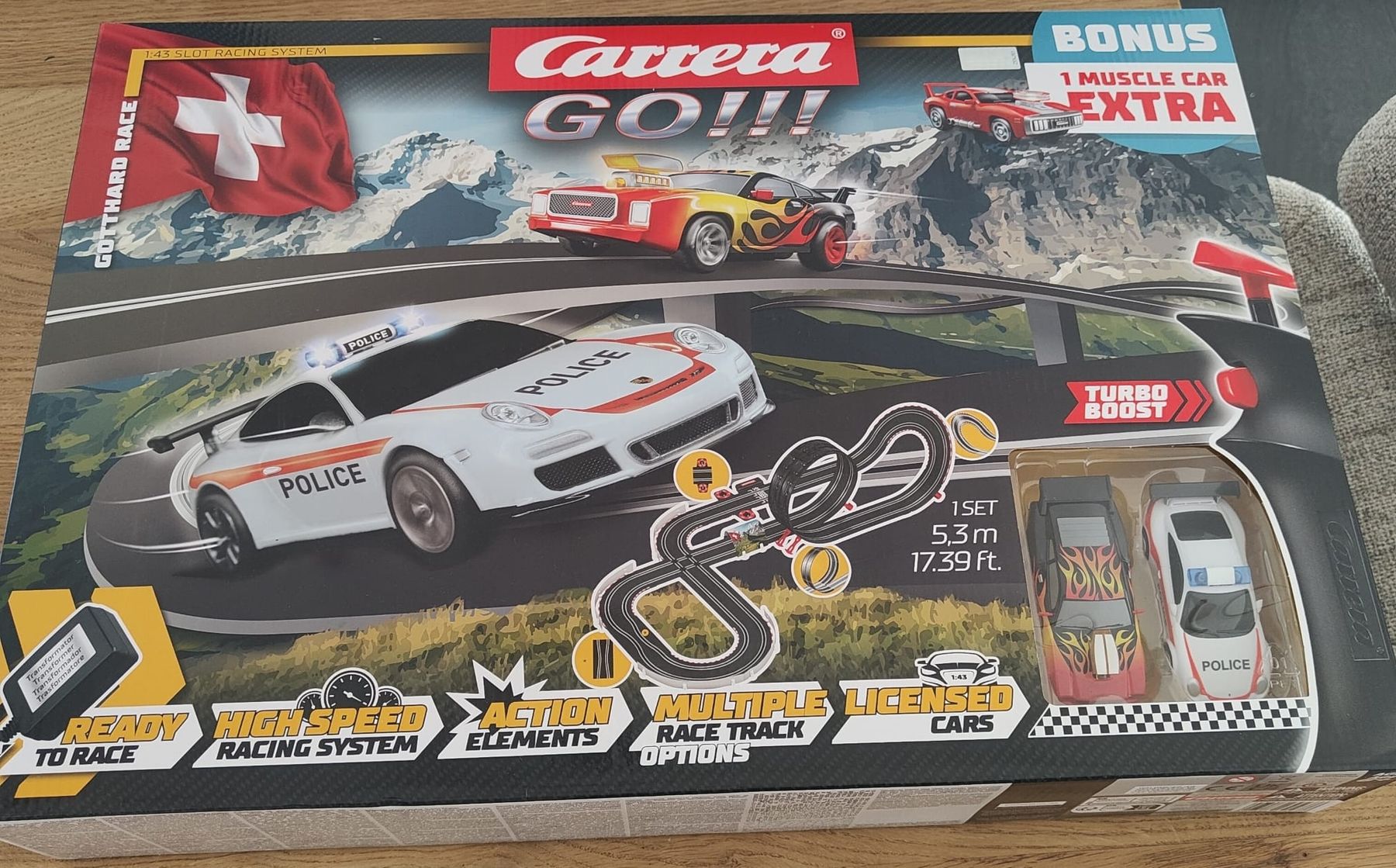 Carrera Piste: Carrera Go!!! Bahn - Gotthard Race – Nuovo e nell'imballaggio originale da Tägerig venduto da donpat