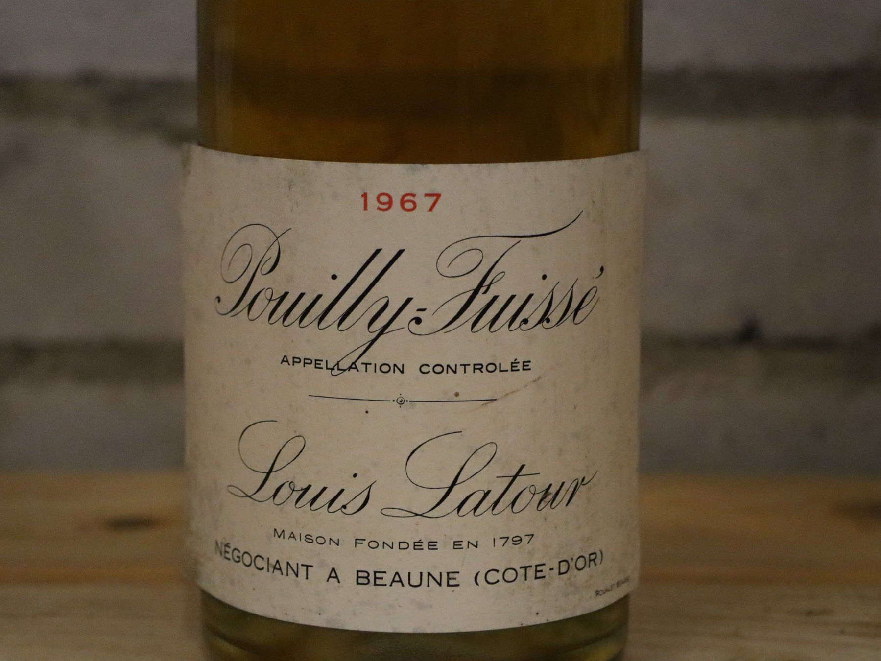 Wein: 1967 Pouilly-Fuissé Louis Latour – Neu (gemäss Beschreibung) aus Münchenstein von wusmarino 1