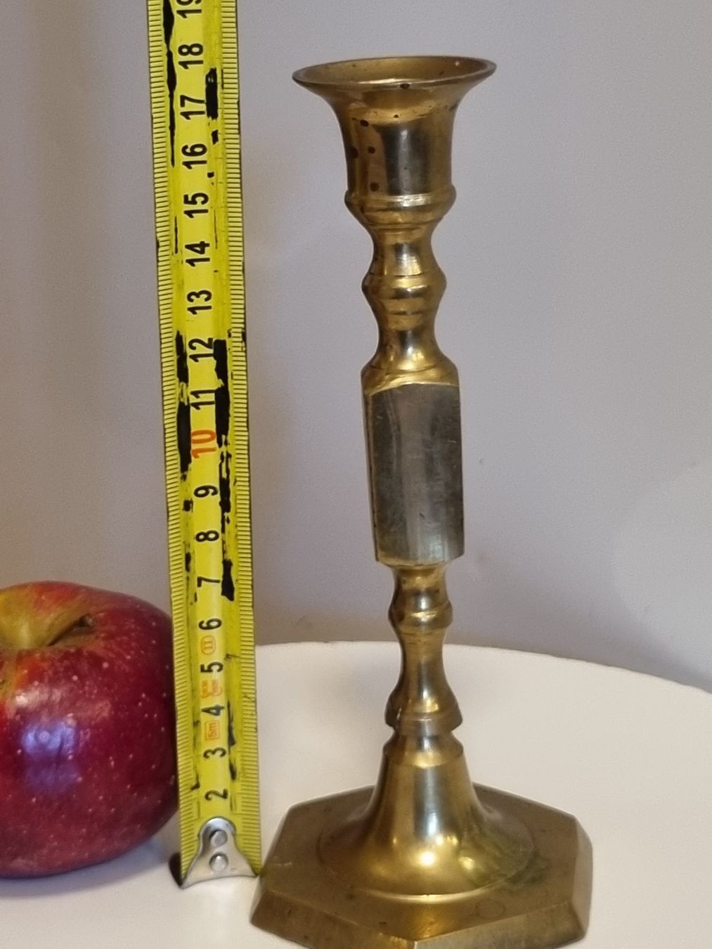 Portacandele: Vintage Messing Kerzenständer 18 cm – Usato da Scharnachtal venduto da devin03 3