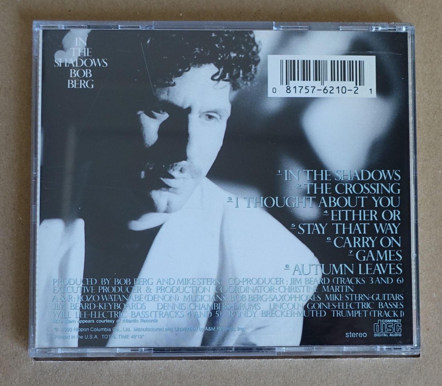 CD: Bob Berg – In The Shadows - D13 – Usato da Sessa venduto da discoverymedia 1