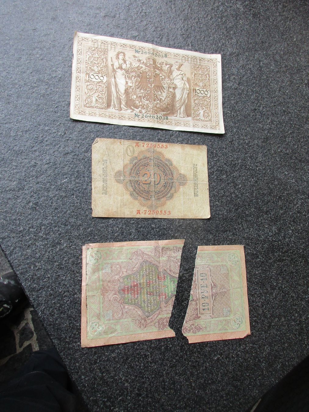Billets de banque: Bank Noten – D'occasion à Frick par Schweinchen1965 1
