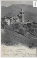 Tschiertschen - Dorfpartie mit Kirche