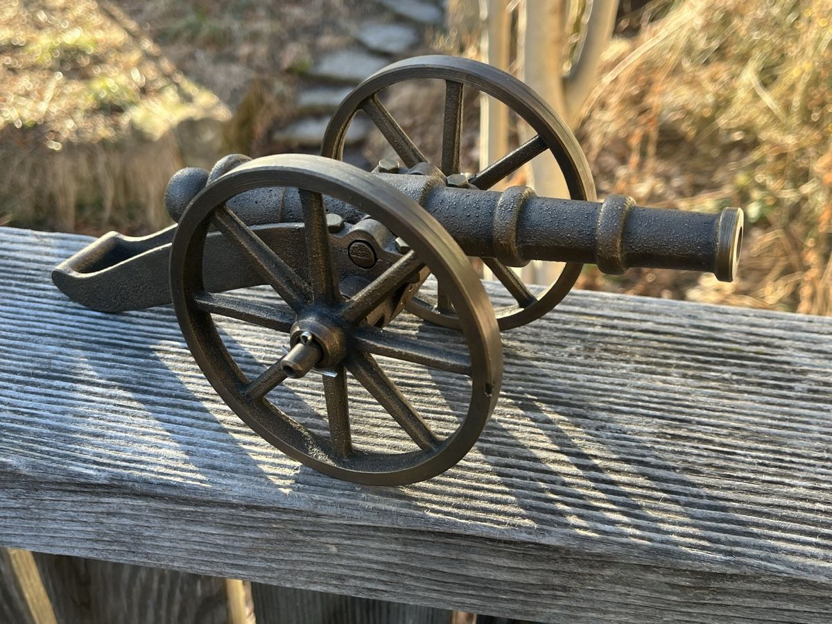 Skulpturen & Statuen: Bronze Kanone (Deko) – Gebraucht aus Wiesenberg von swissantik 6