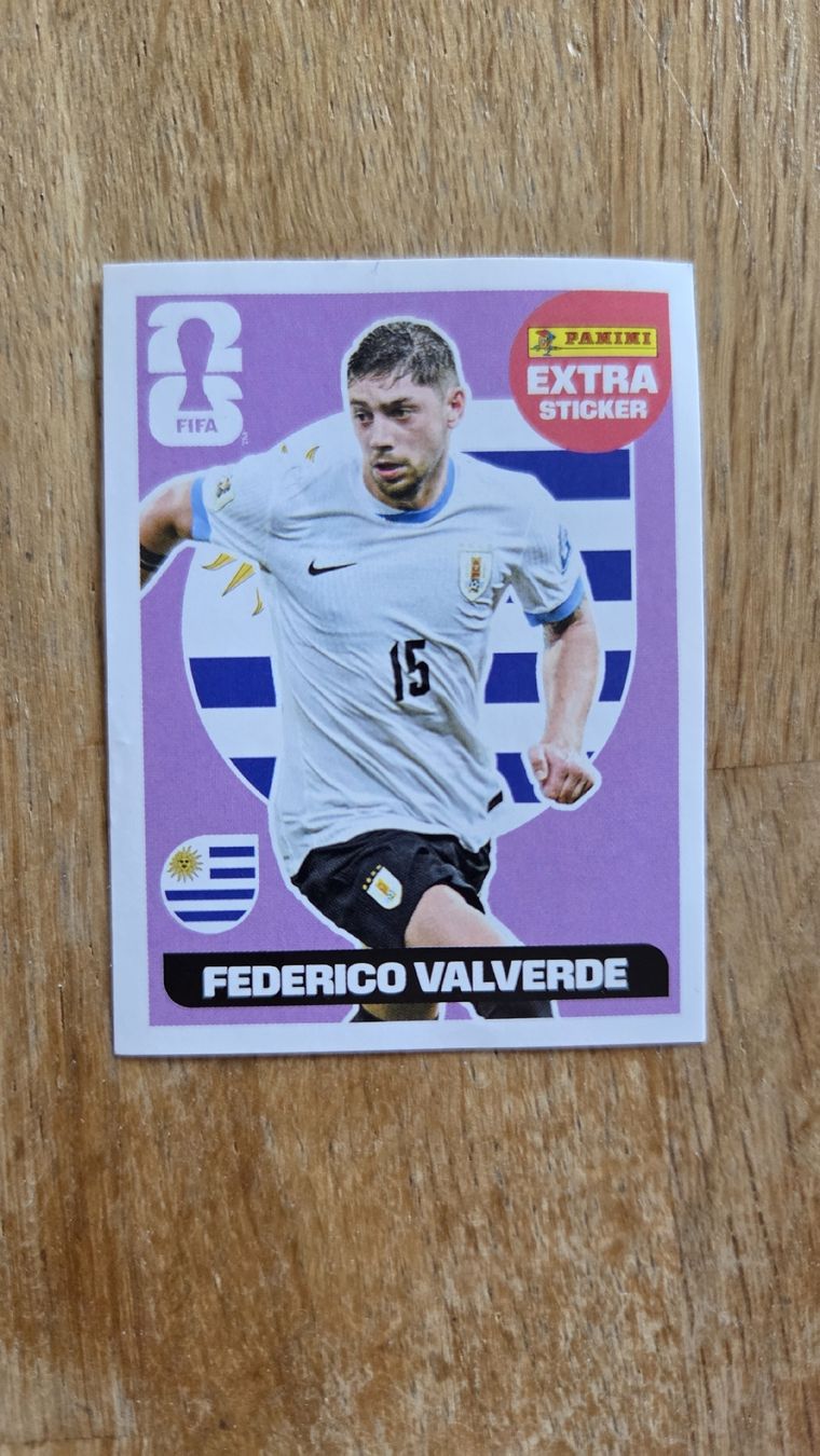 Panini Cartes à collectionner: panini Extra sticker Federico Valverde – Neuf (Voir description) à Coffrane par plop