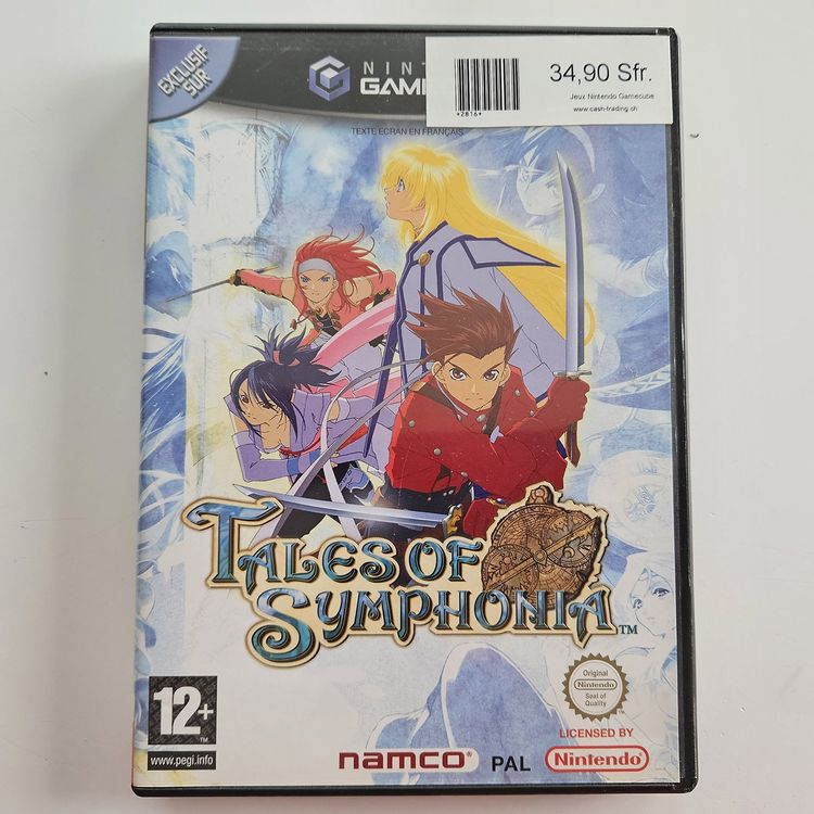 Jeu Tales Of Symphonia - Version Japonaise GameCube - En Très Bon état Complet