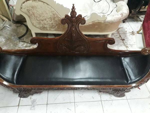 Divani: Sofa Couch Ledersofa Polstermöbel Sitzmöbel Wohnzimmersofa – Nuovo e nell'imballaggio originale da Daisendorf venduto da Wohn-Kult