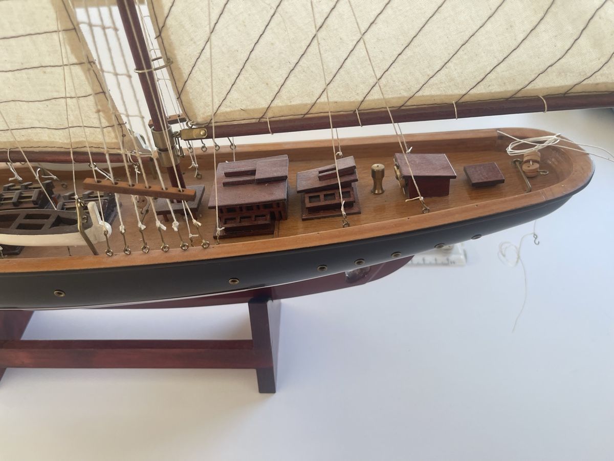 Kit di modellismo & Modellini statici: Grosses Segeschiff mit Beibooten & Kajüten – Nuovo (secondo la descrizione) da Olten venduto da 54m_g7s2 2