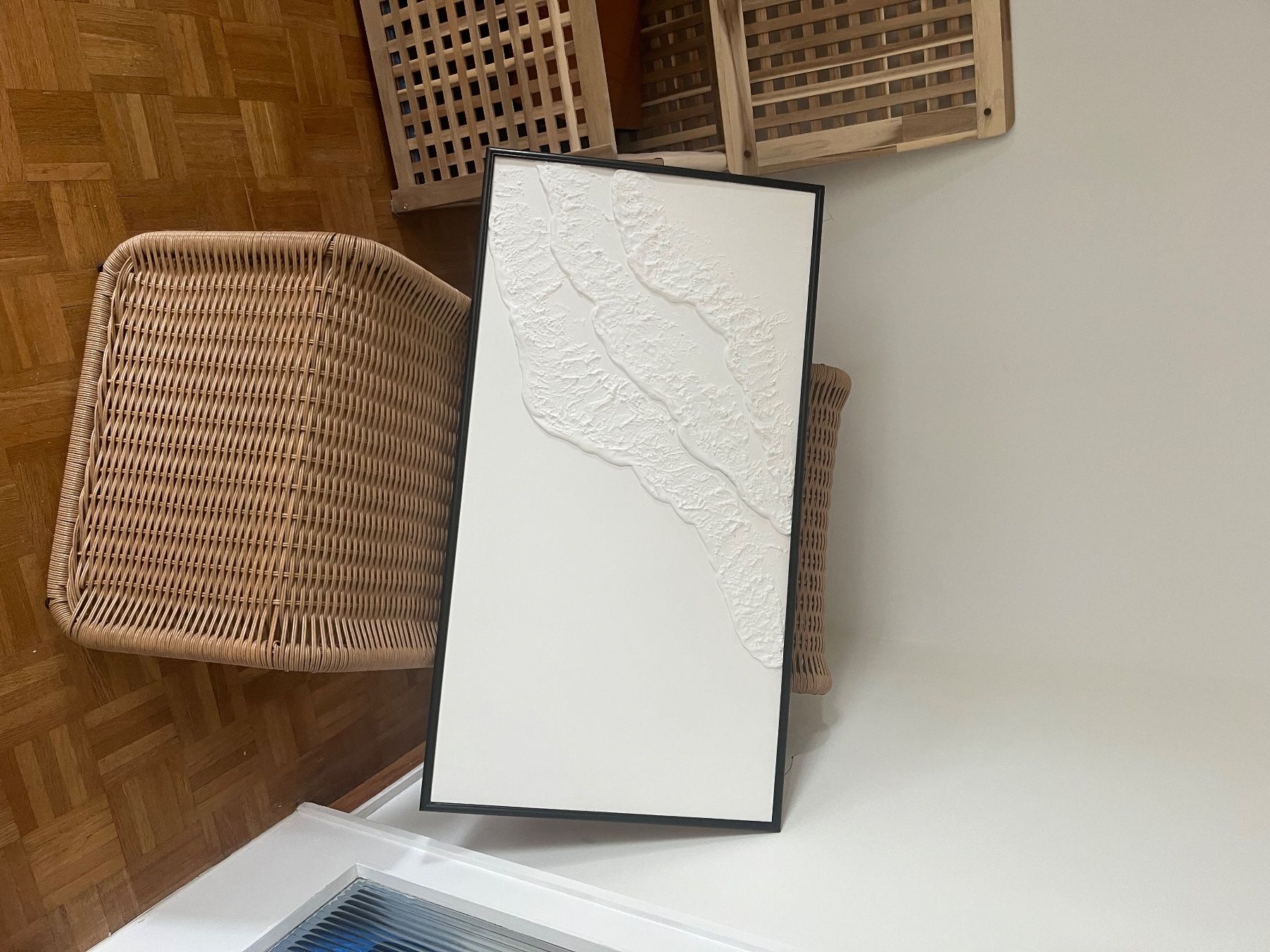 Dipinti: Wave textured art framed – Usato da Basel venduto da sha_dgc7